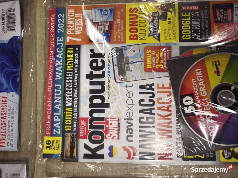 Zestaw gazet czasopism Komputer Świat roczniki Kraków