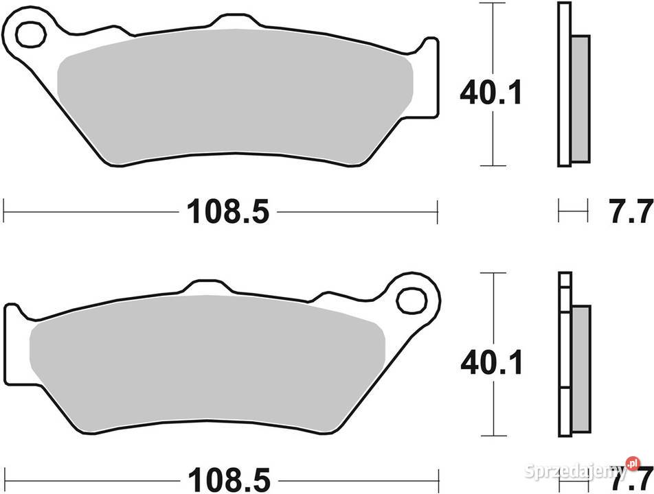 Klocki hamulcowe SBS LS BENELLI Imperiale 400 Trzciel