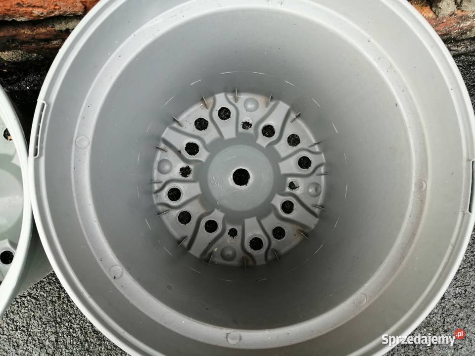 Doniczka 5 litrów NOWA szara 5L 23 okrągła Siewierz sprzedam