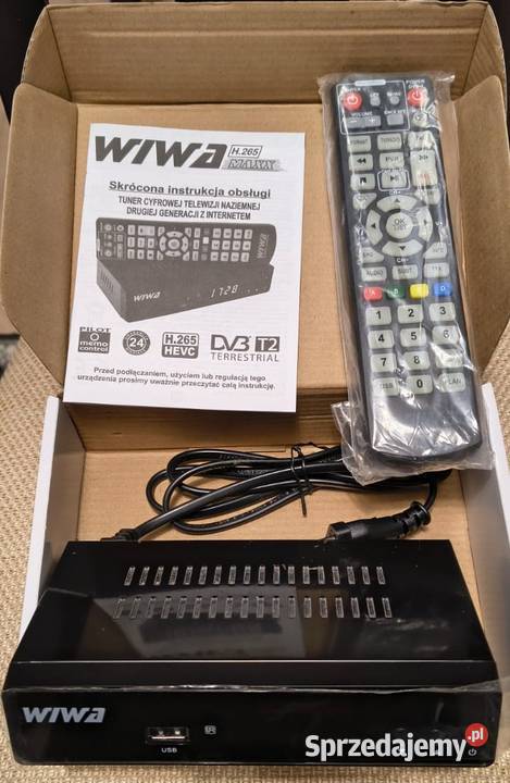 Tuner Dekoder Telewizji DVBT2 HEVC nowy Bełchatów