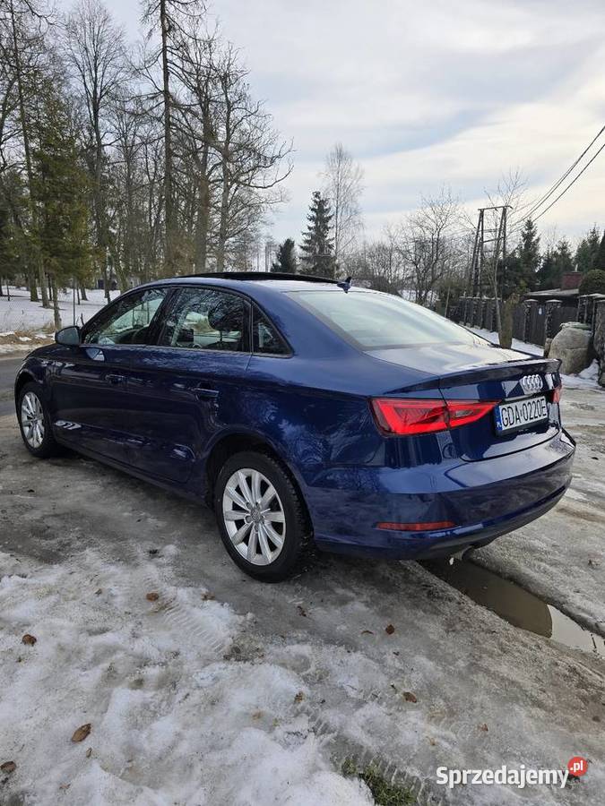 Audi A3 8v 16tdi 110koni sedan świetny stan światła przeciwmgielne Skarszewy