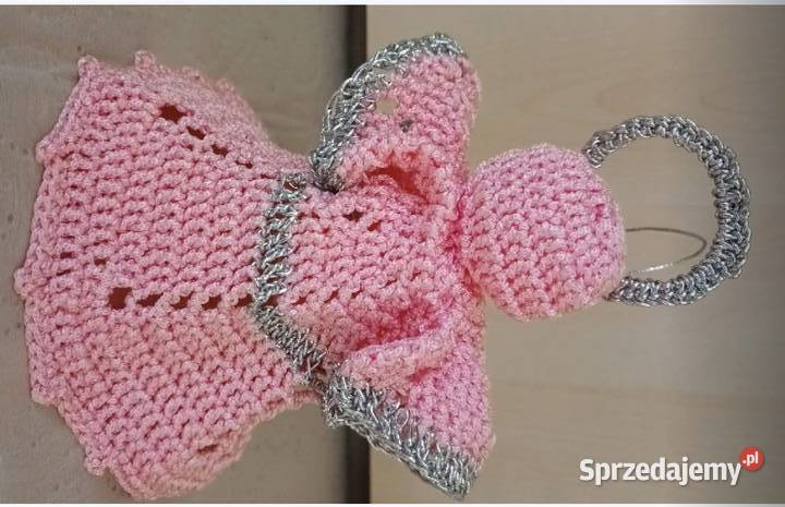 Aniołek wykonany własnoręcznie szydelkiem Warszawa