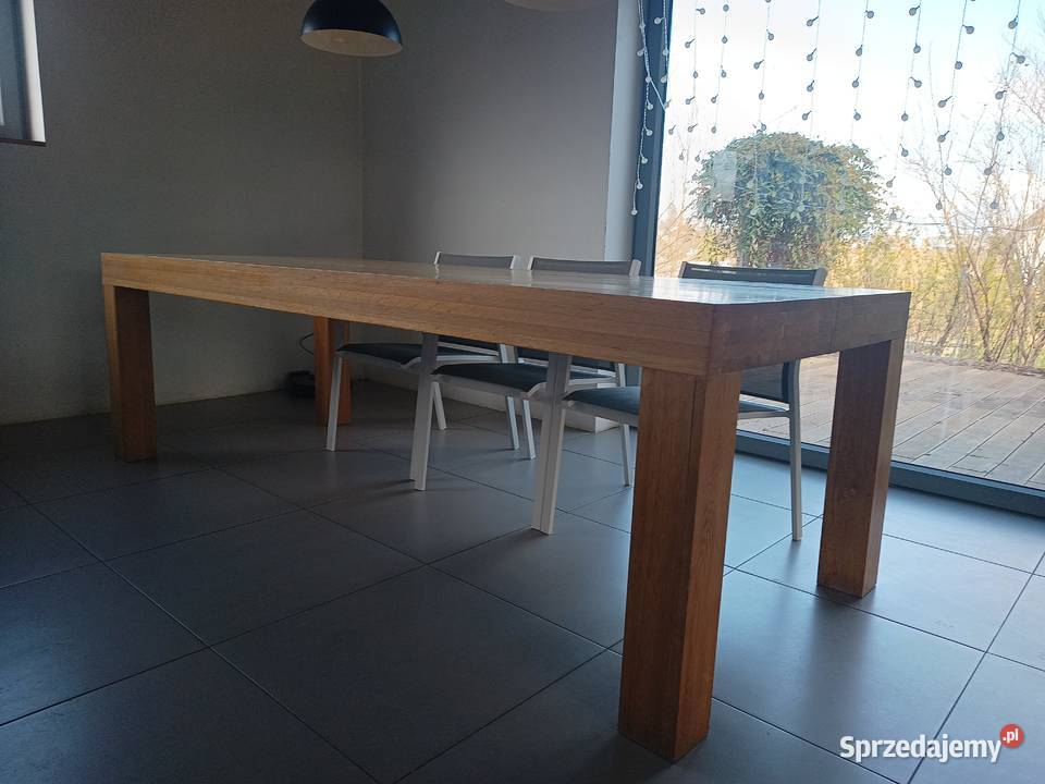 Stół dębowy 250x100 solidny śląskie Czeladź