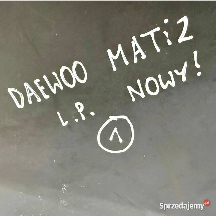 BŁOTNIK Daewoo Matiz 19982007 prawy przedni osobowe Chełm sprzedam