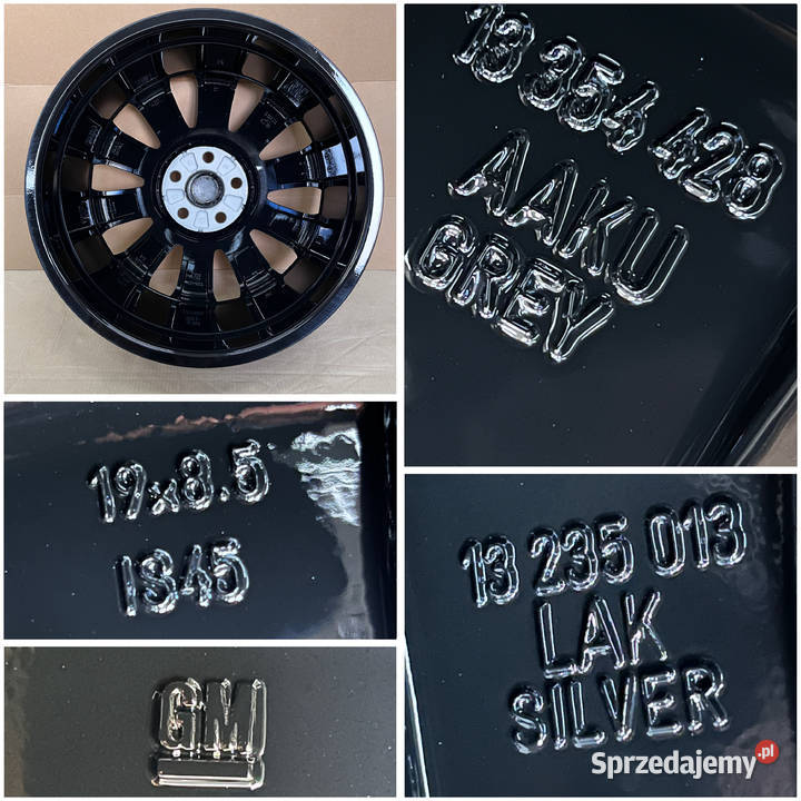 Felgi OE GM Opel Insignia 85Jx19 ET45 5x120 Gostyń