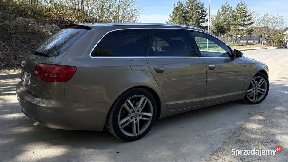Audi A6C6 AVANT 27 V6 TDI 180 S brązowy A6 Busko-Zdrój