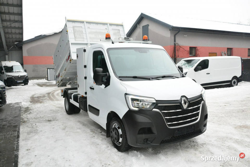 Renault Master wywrotka 3os lift bliźniak 165 klimatyzacja Warszawa