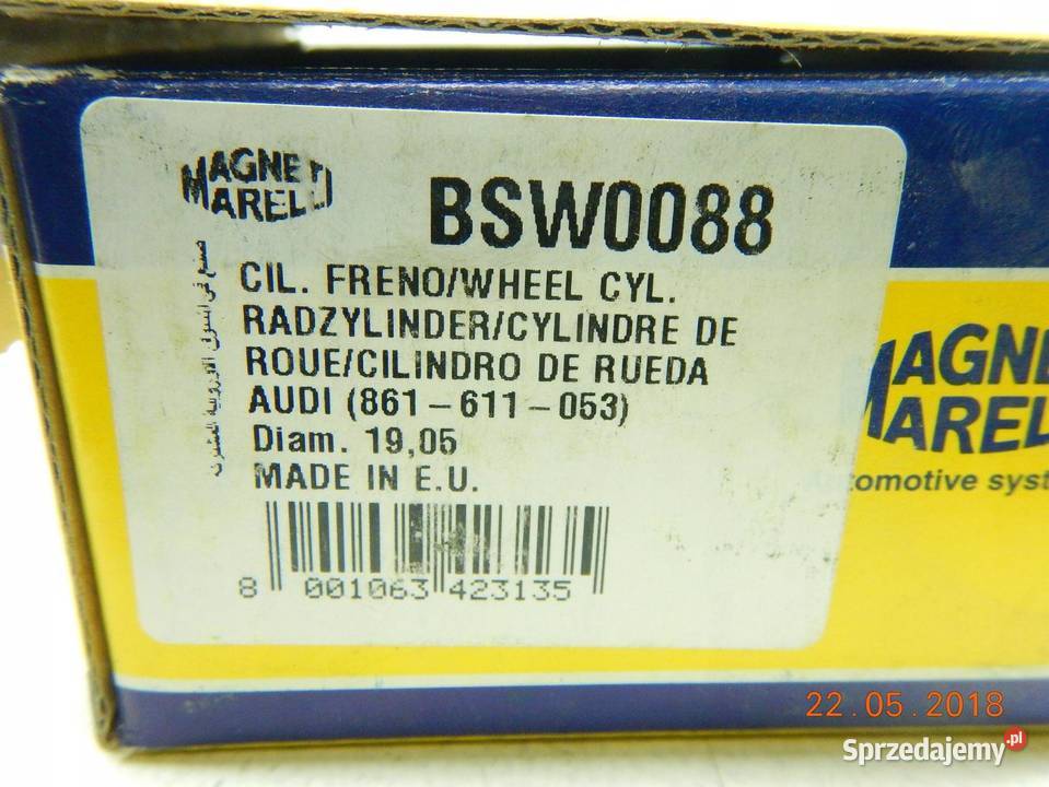 CYLINDEREK HAMULCOWY TYŁ LP AUDI 8090 SEAT CORDO