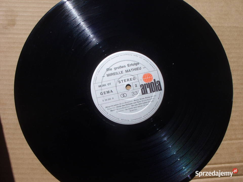 Winyl LP MIREILE MATHIEULA PALOME ADE ARIOLA 1 płyta Wołów sprzedam