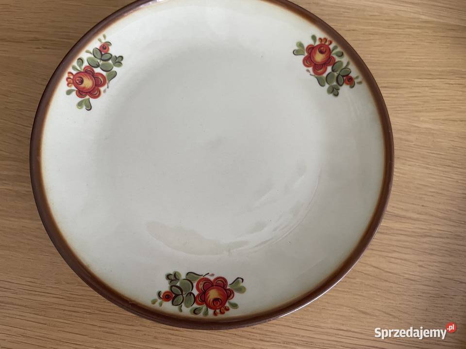 Porcelit Pruszków talerz płaski Pruszcz Gdański