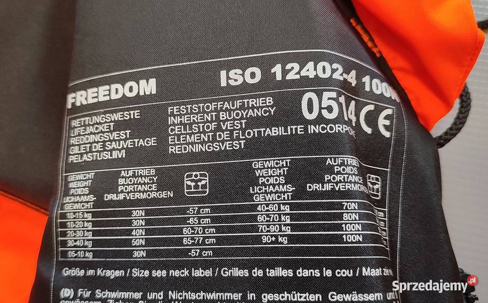 nowa kamizelka ratunkowa Marinepool Freedom Jasień