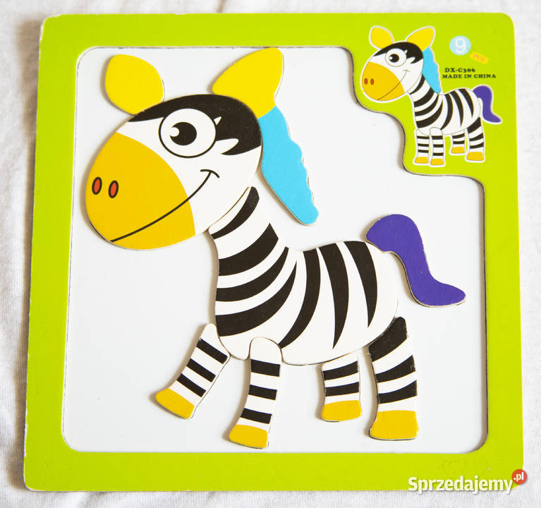 Zebra układanka magnetyczna Gdańsk