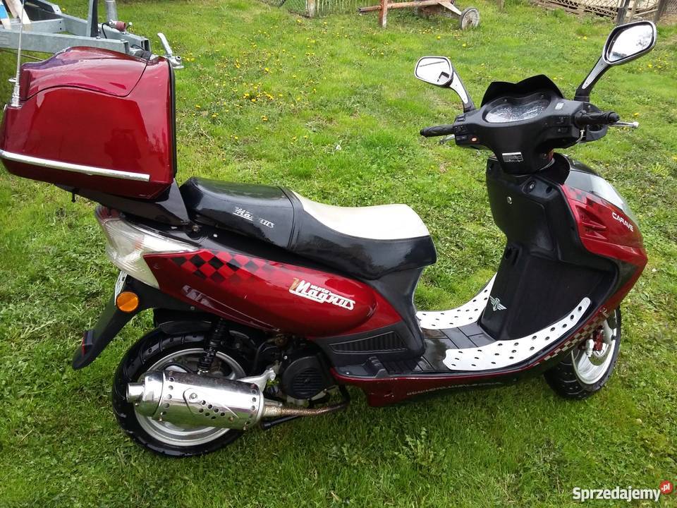 Skuter MAGNUS ZNEN SUPER Stan idealny na majówkę benzyna Borowa