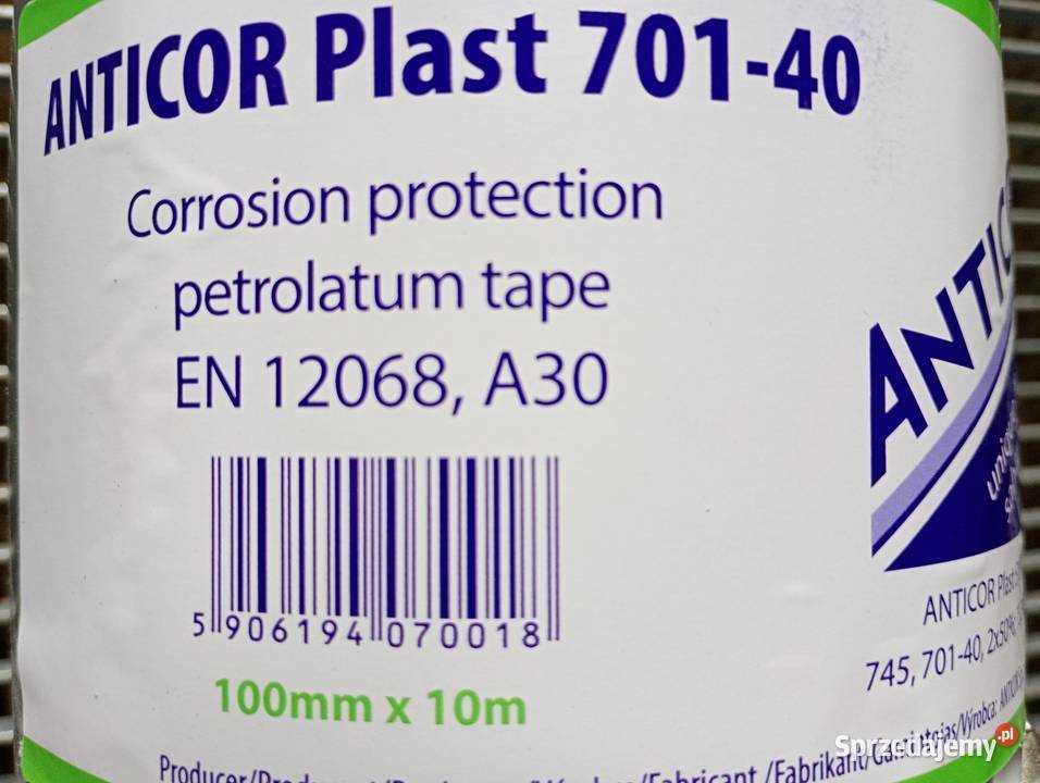 Plastyczna taśma ochrony przeciwko korozyjnej Akcesoria do uszczelniania