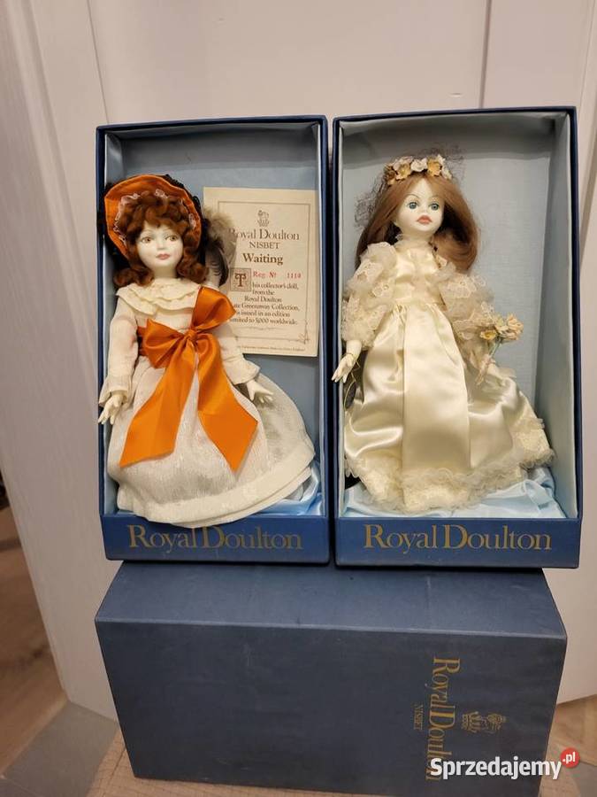 Lalki porcelanowe Royal Dulton Antyki, Sztuka, Kolekcje
