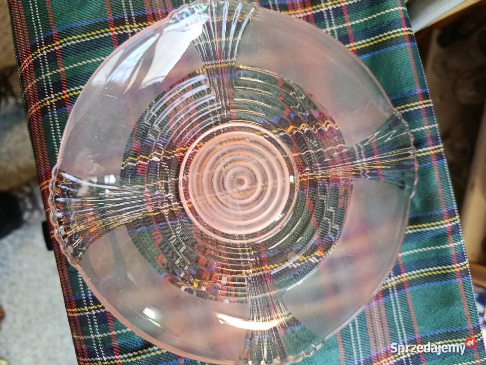 Talerz deserowy firmy Niemen Warszawa