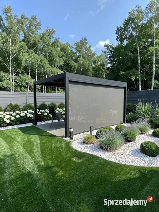 Nowoczesna Pergola aluminiowa 4x3 m Dach lubuskie Świebodzin
