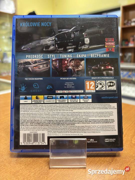 Need for Speed 2015 PlayStation 4 Pudełkowa warmińsko-mazurskie Elbląg