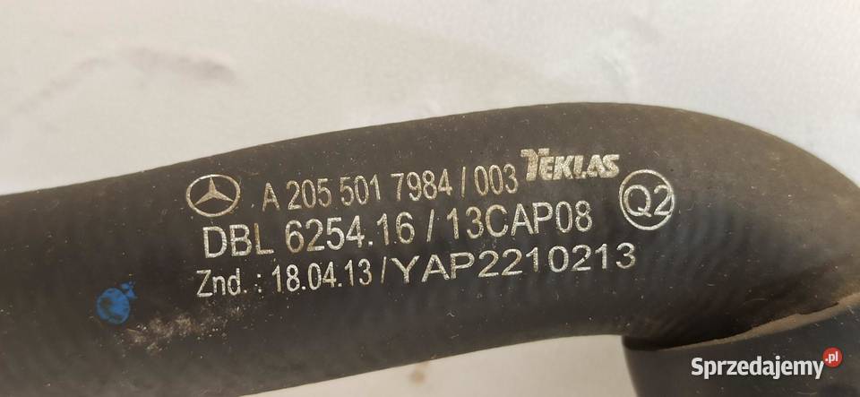 MERCEDES W205 RURA PRZEWÓD WODY A2055017984 osobowe Węże chłodnicy