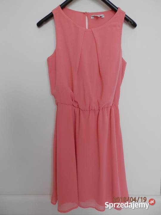 Sukienka Wizytowa Rozkloszowana Szyfonowa Nowa z Łomża