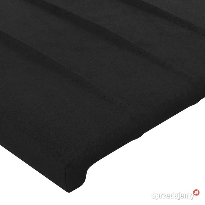 Rama łóżka z zagłówkiem czarna aksamitem 90x200 mazowieckie Warszawa