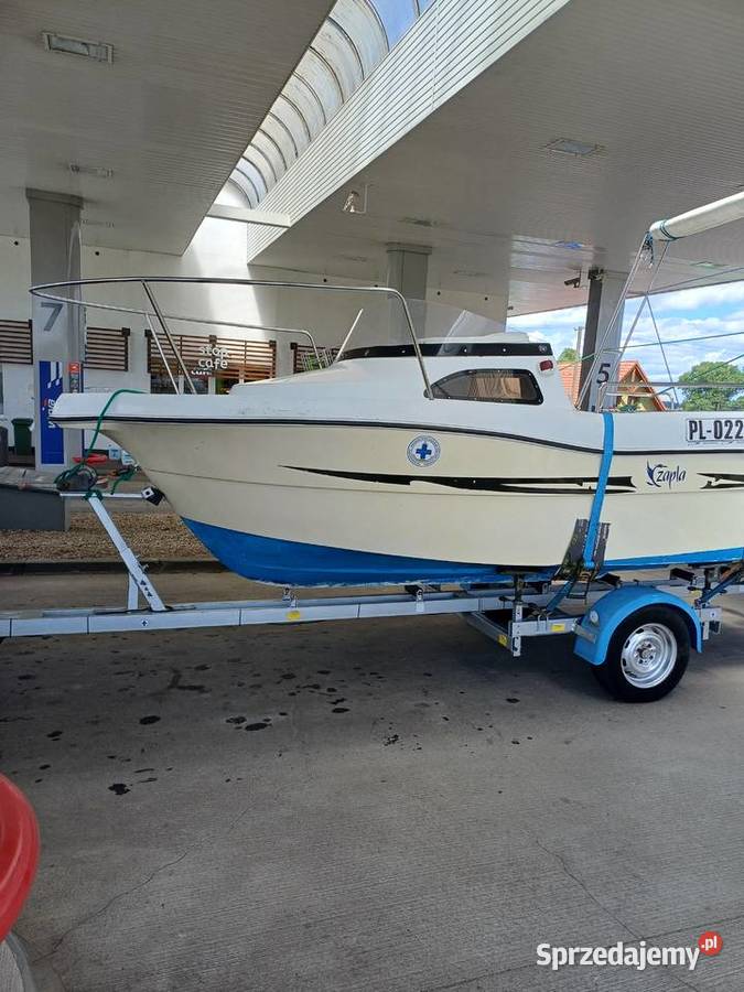 Sprzedam łódź QUICKSILVER 450 z przyczepką Olsztyn sprzedam