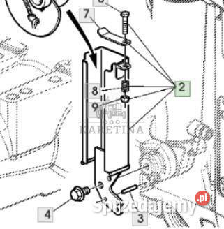 John Deere 6430 Premium Oprawa Mocowanie Szyna Jastrzębniki