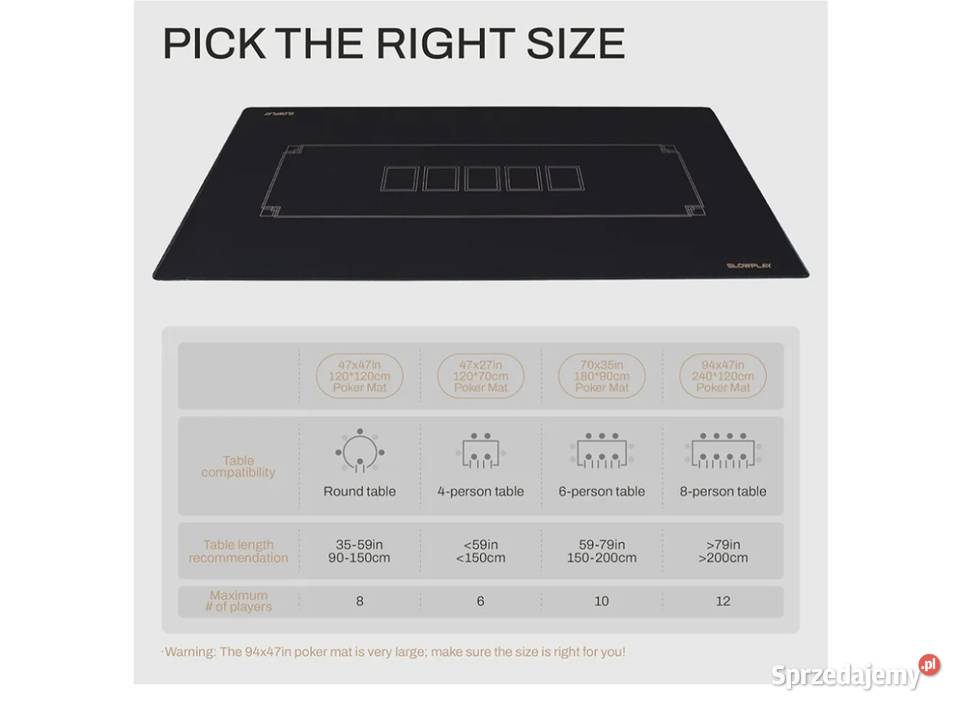 Mata do pokera model Godel Texas Holdem łódzkie