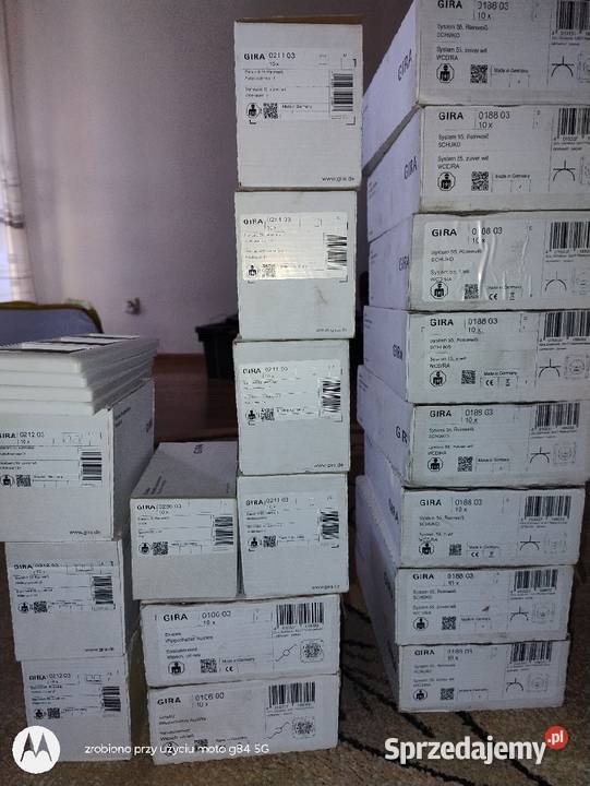 Gira gniazdka włączniki i ramki Łęczna sprzedam