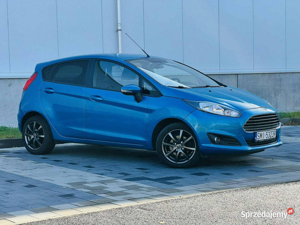 Ford Fiesta Ford Fiesta Mk7 FL 16 TDCi 95 2014 r wielofunkcyjna kierownica Fiesta śląskie Mikołów