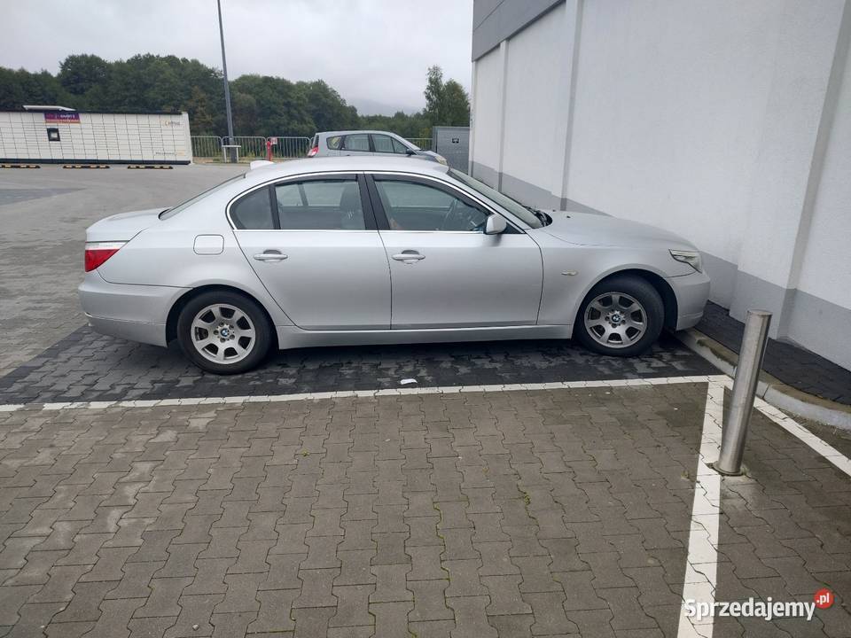 BMW e60 srebny 525i 30 manual 6 bieg poduszka powietrzna Bielsko-Biała