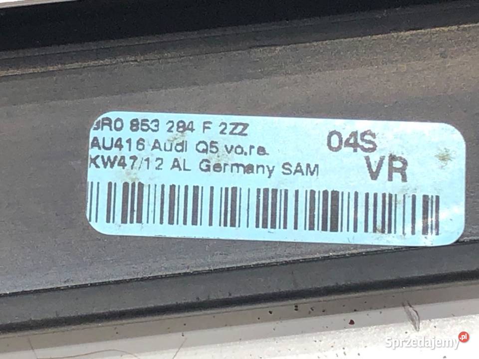 LISTWA ZGARNIAJĄCA PRZÓD PRAWA CHROM AUDI Q5 8R podkarpackie