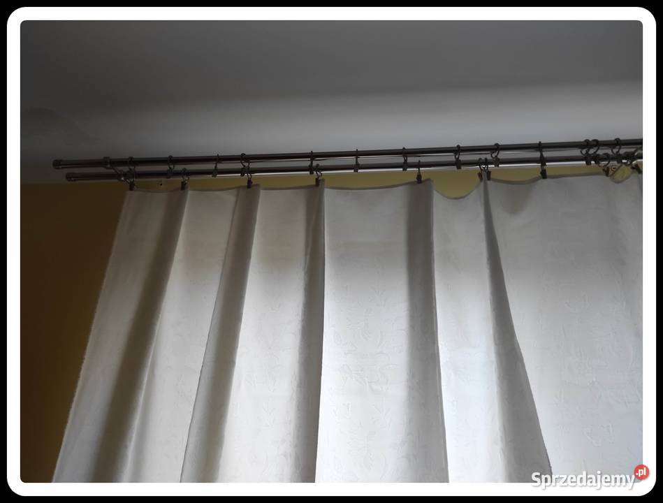 Jasne zasłony do pokoju 6 sztuk komplet Płock