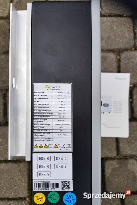 Falownik Growwat 3 kW jednofazowy Płoskie sprzedam