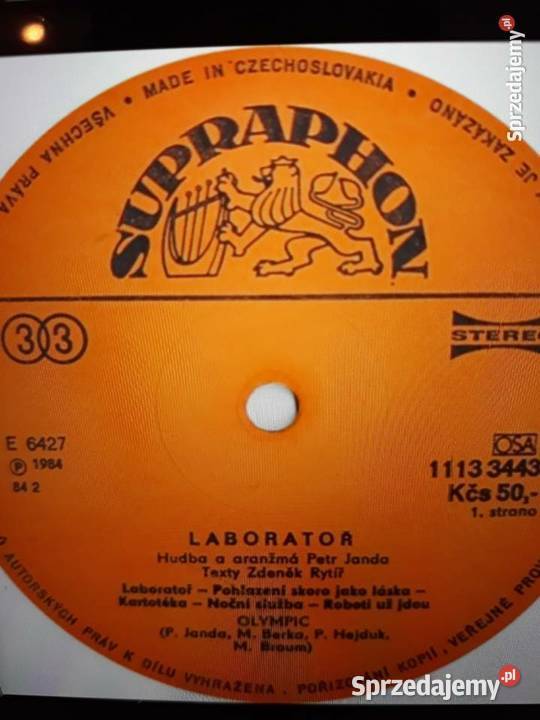Archiwum czeskiego prog rocka OLIMPIC Labrador