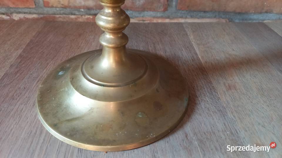 Świecznik mosiężny pięcioramienny Kandelabr 40 Gawroniec