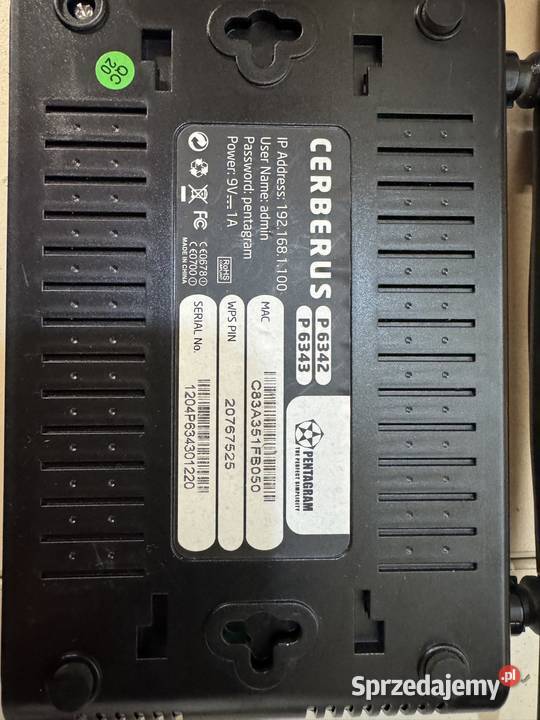 PENTAGRAM P6343 CERBERUS WIRELESS N ROUTER Gołków sprzedam