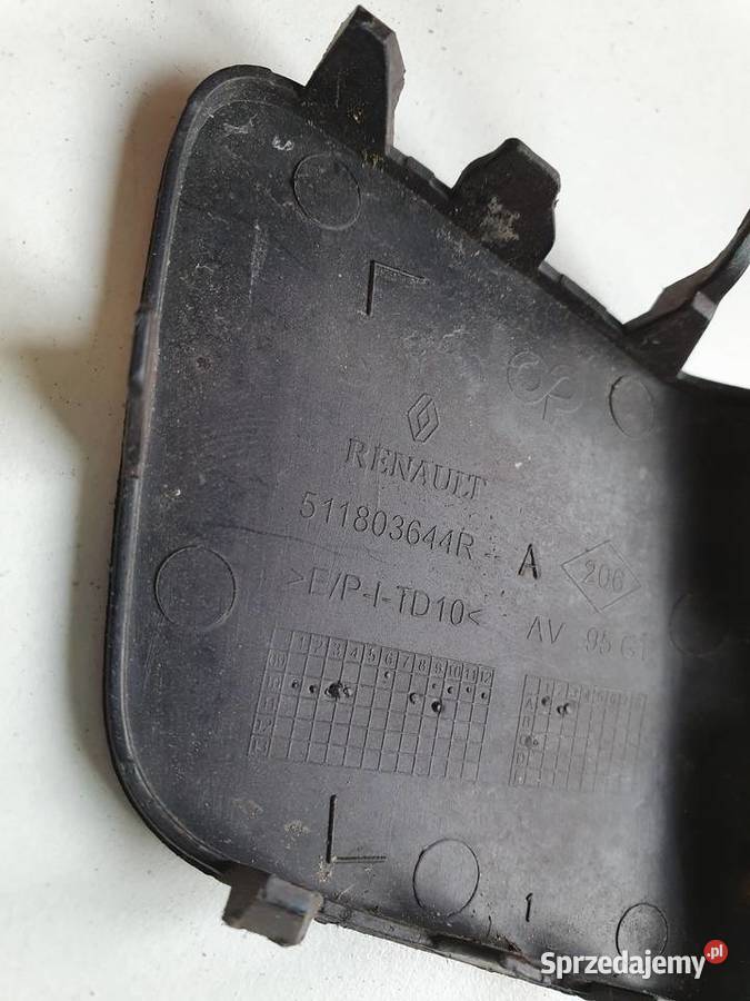 RENAULT MEGANE 3 III GT ZAŚLEPKA HAKA PRZÓD Międzychód