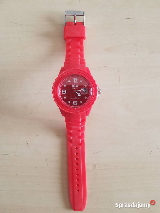 Zegarek nareczny ICE Watch czerwony 3 ATM dolnośląskie