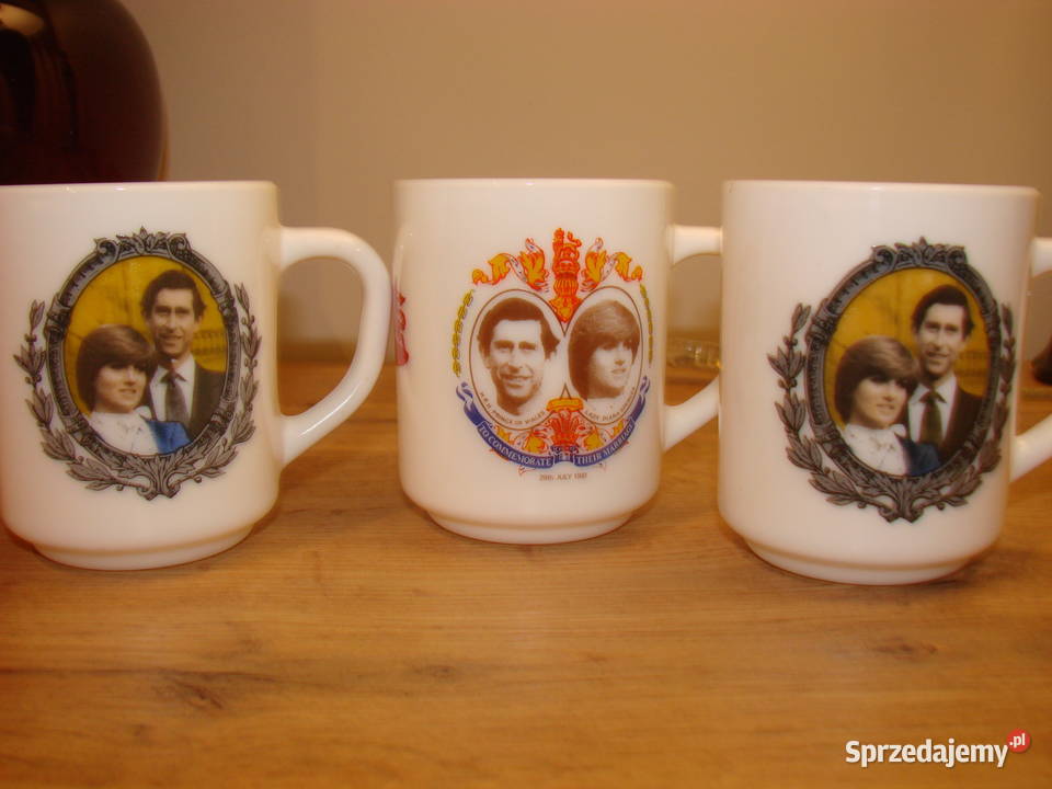 Karol i Diana 1981r kubek Arcopal Pruszcz Gdański