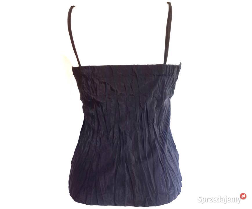 Top czarny Bluzka ramiączka r 3638 Koszulka Białystok