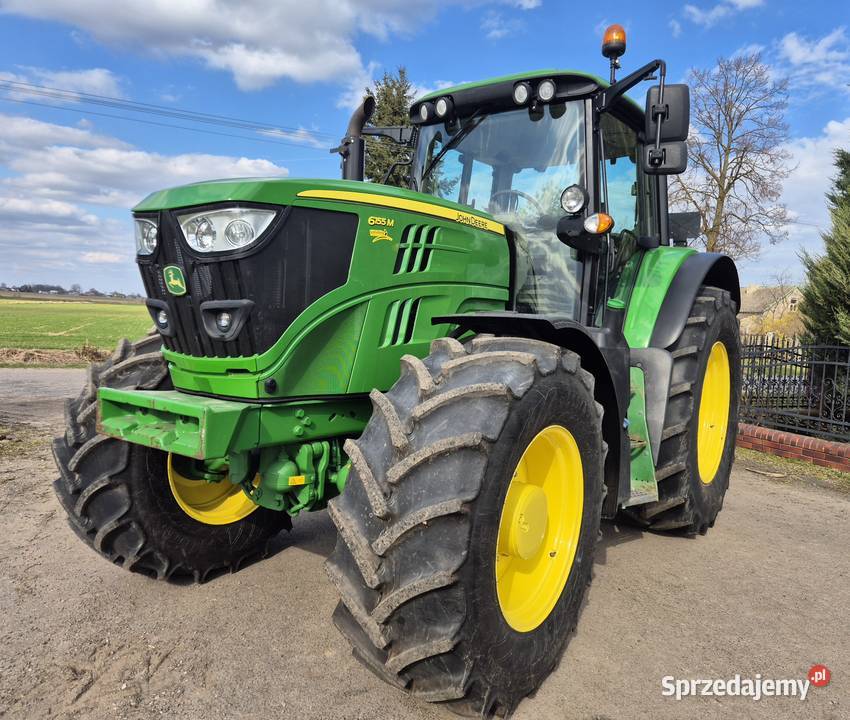 John Deere 6155M nie pracował w rolnictwie wielkopolskie Dziwie