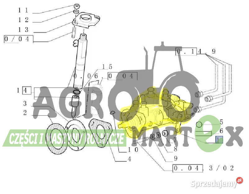 5096739 POMPA WTRYSKOWA CNH Wichrów