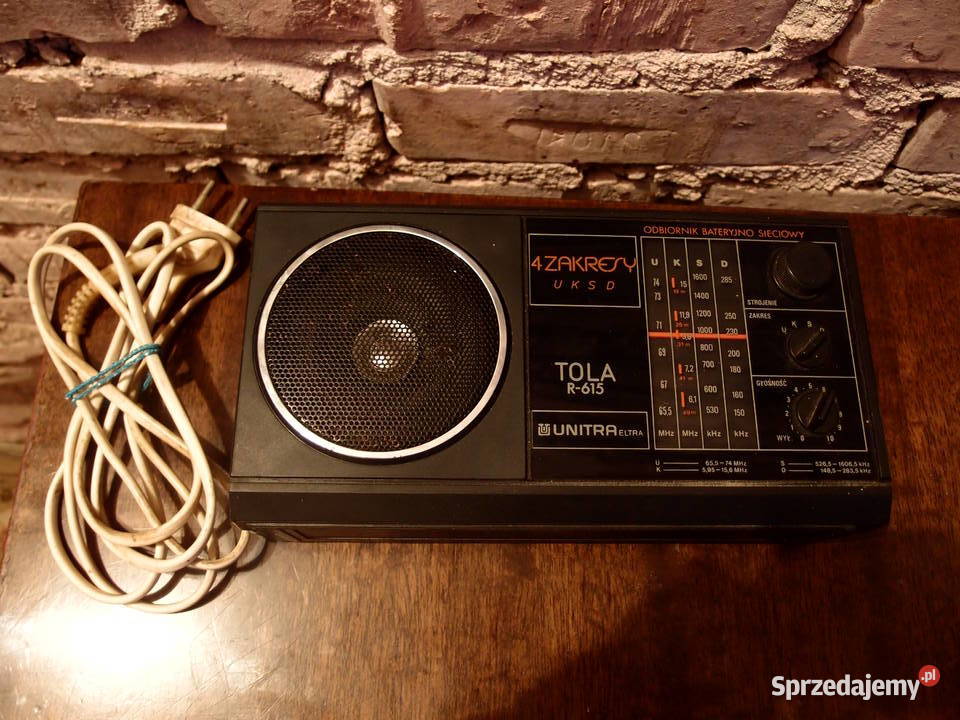 Radio Unitra Eltra TOLA R615 lata 80te PRL