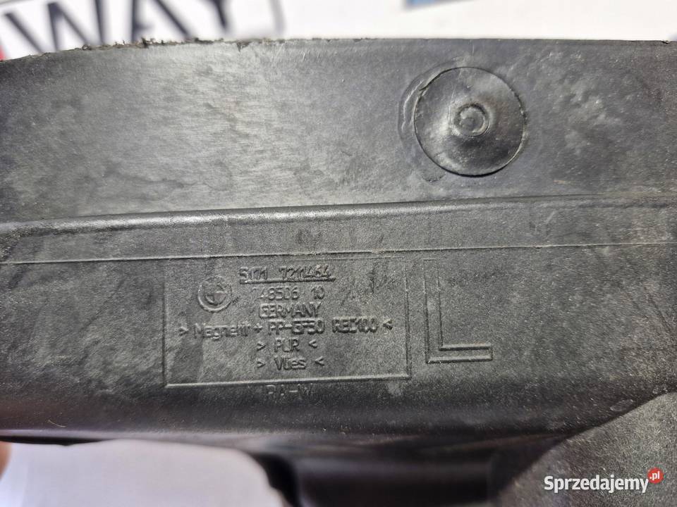 BMW F06 F10 F11 F12 F13 OSŁONA ŚCIANY GRODZIOWEJ