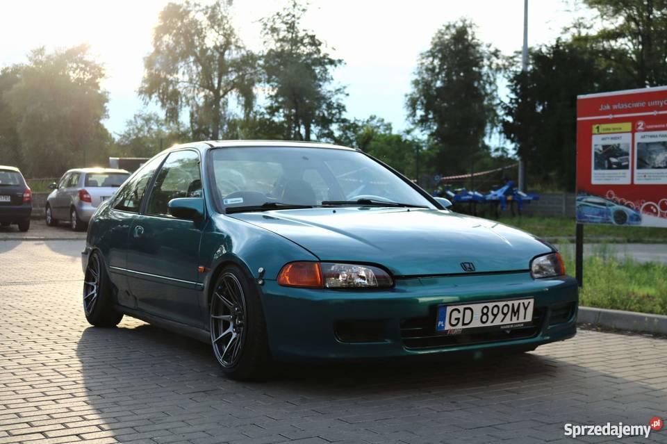 Honda Civic 5 Coupe niebieski Błaszki