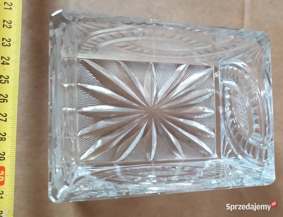 404 Szklany pojemnik PRL Retro Stylówka łódzkie