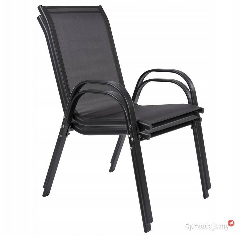 Zestaw 2 krzeseł nowoczesne metalowe krzesło Poznań