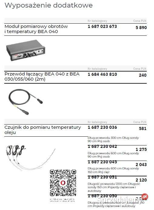BEA 070 przenośny dymomierz Kts 515 wózek Bielsko-Biała