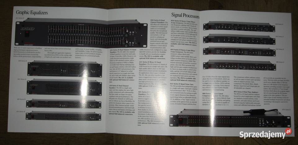 DOD Graphic Equalizers Signal Processors catalog Kępice